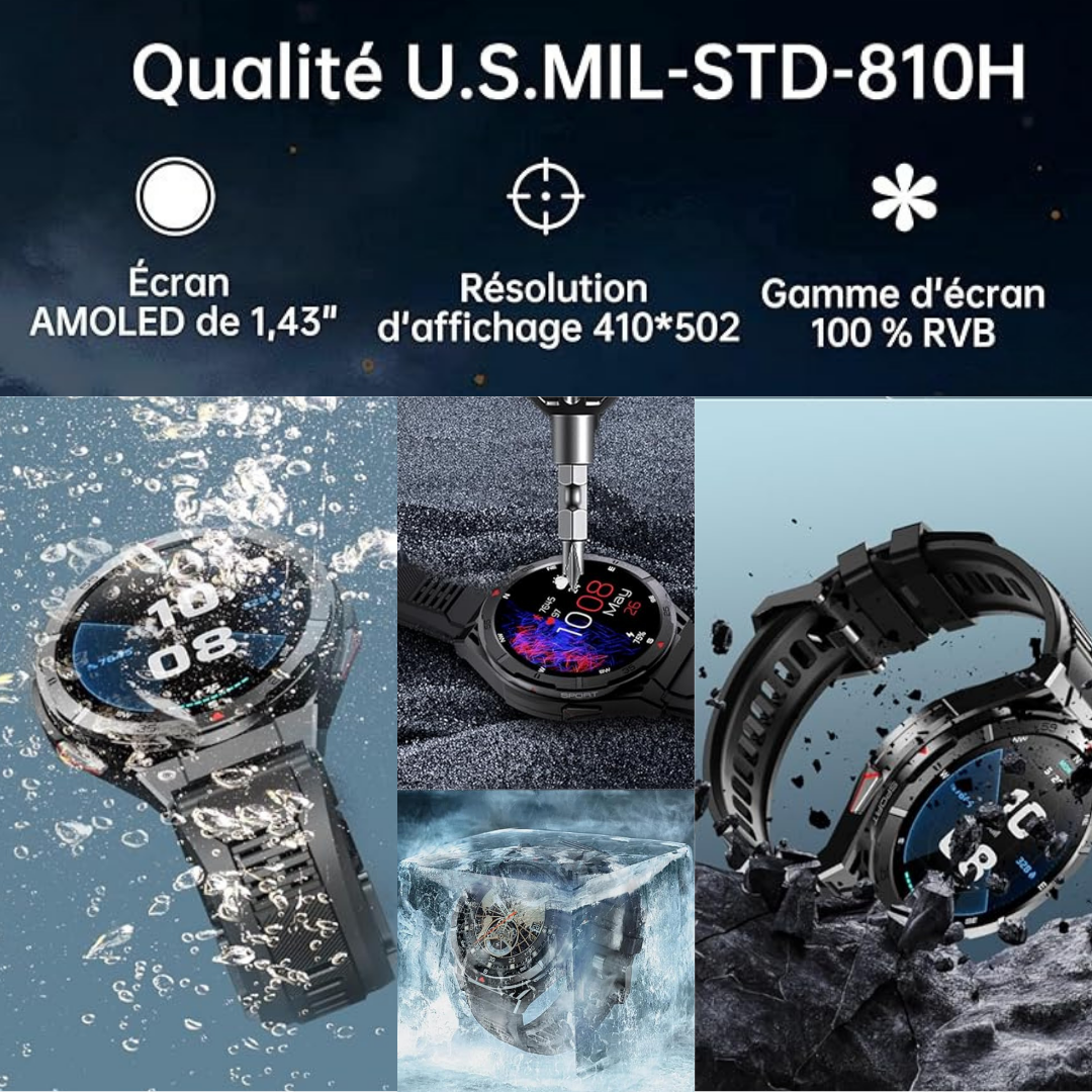 Montre de sport connectée SILAS V10 GPS intégré
